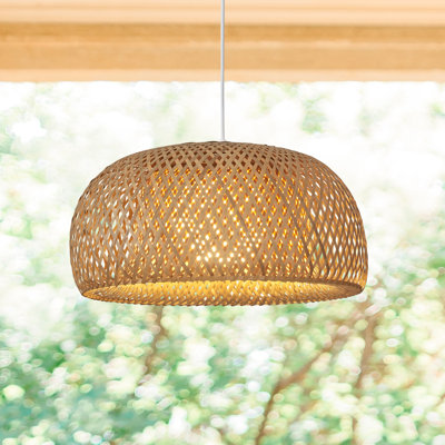 1-Light Rattan Pendant