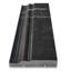 4" x 12" Marble Chair Rail / Crown Tile Trim in Black