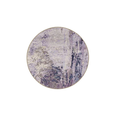 Tapis tissé pastel lavable