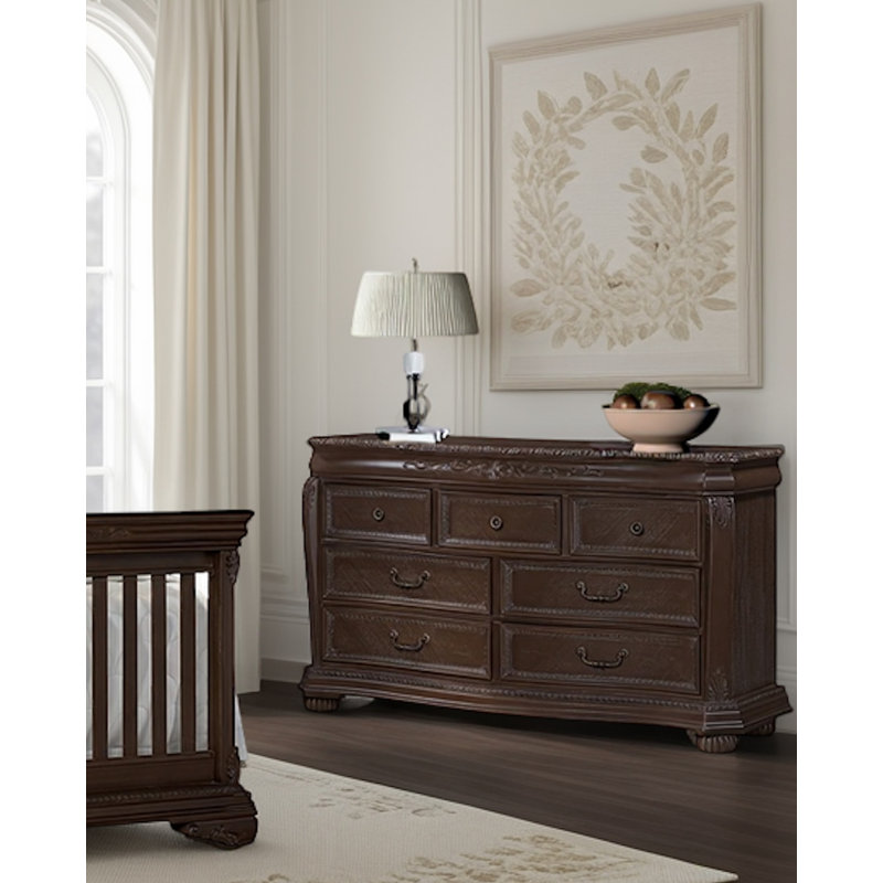 Commode double 7 tiroirs Aguon, Euro truffe
