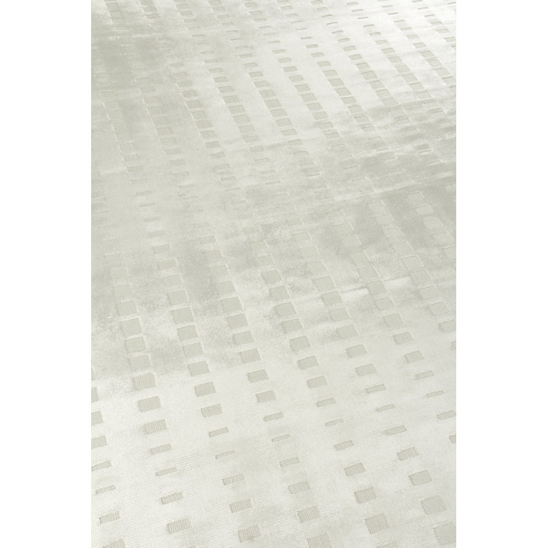 Dovey handloomed Bamboo Silk White Area Rug