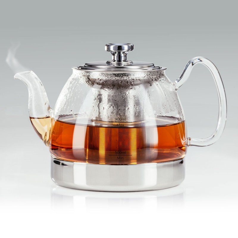 Judge, Speciality Teaware - Stovetop Glass Teapot, 0.9L