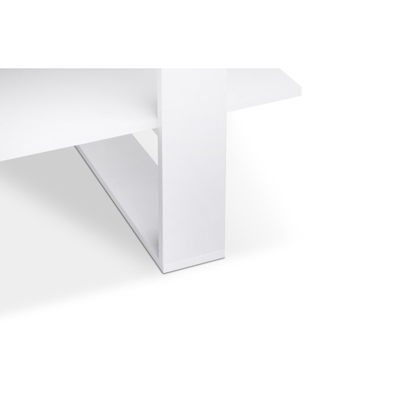 Messina Sled Coffee Table, White