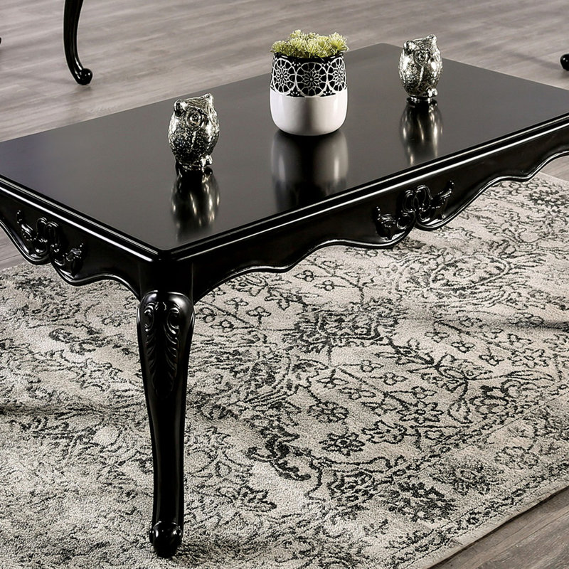 Table basse de style traditionnel, Espresso, H 20,5 po x L 53 po x l 30,5 po