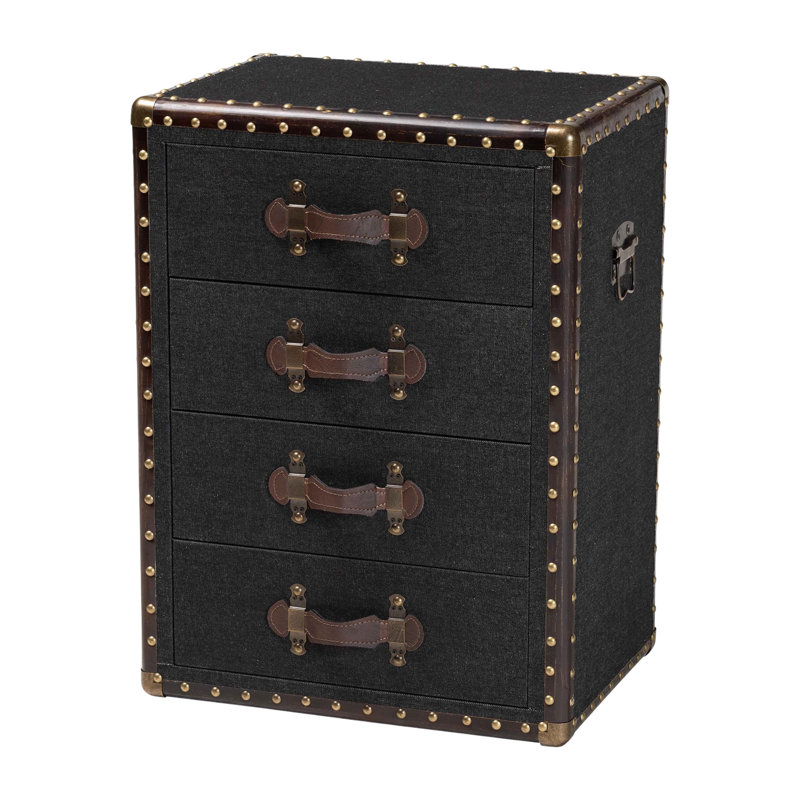 Table de bout Baxton Studio Jaelyn, Brun / Noir