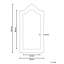 Laforge Solid Wood Arch Mirror