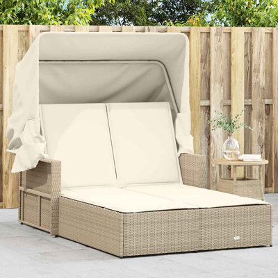 180 cm Long Double Chaise with Cushions