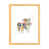 Toile avec cadre en bois beige est en rupture de stock