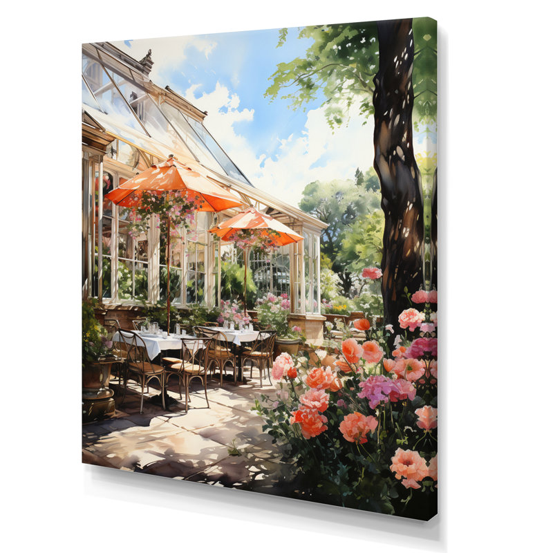 Country clubs Garden Party II sur toile, H 44 po x l 34 po x P 1,5 po