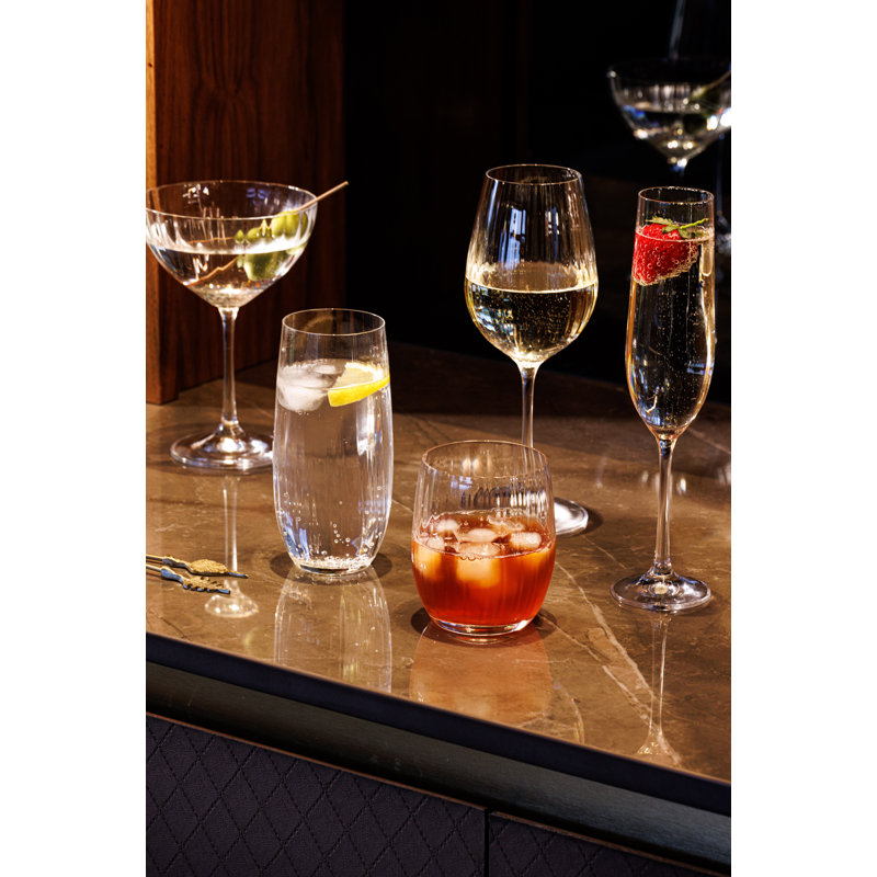 Mikasa Treviso Crystal Highball Glasses, 400ml