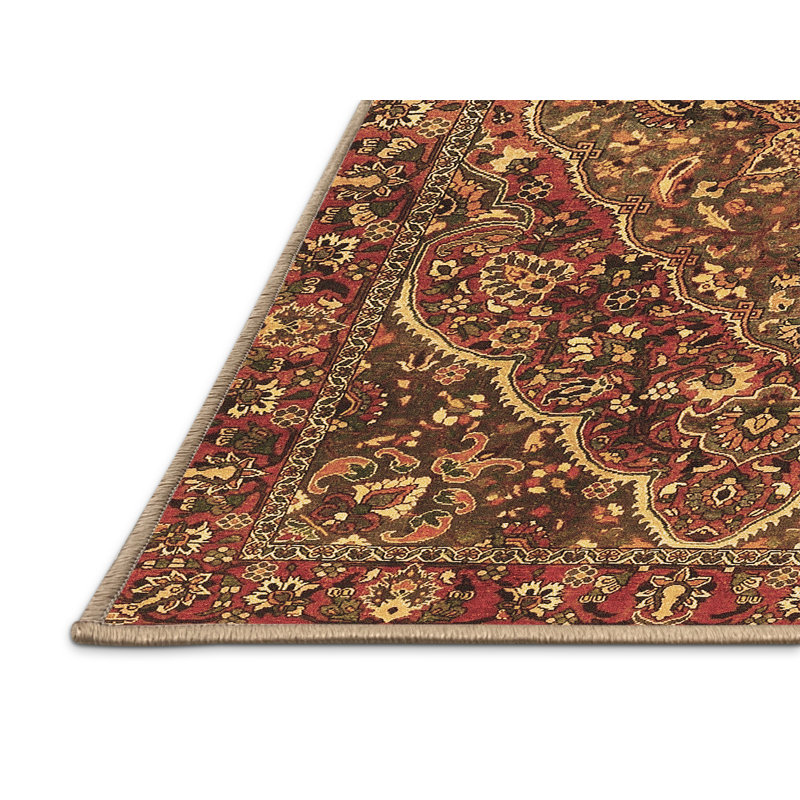 Tapis brun traditionnel Traditional 4493, Rectangle 3 pi x 5 pi