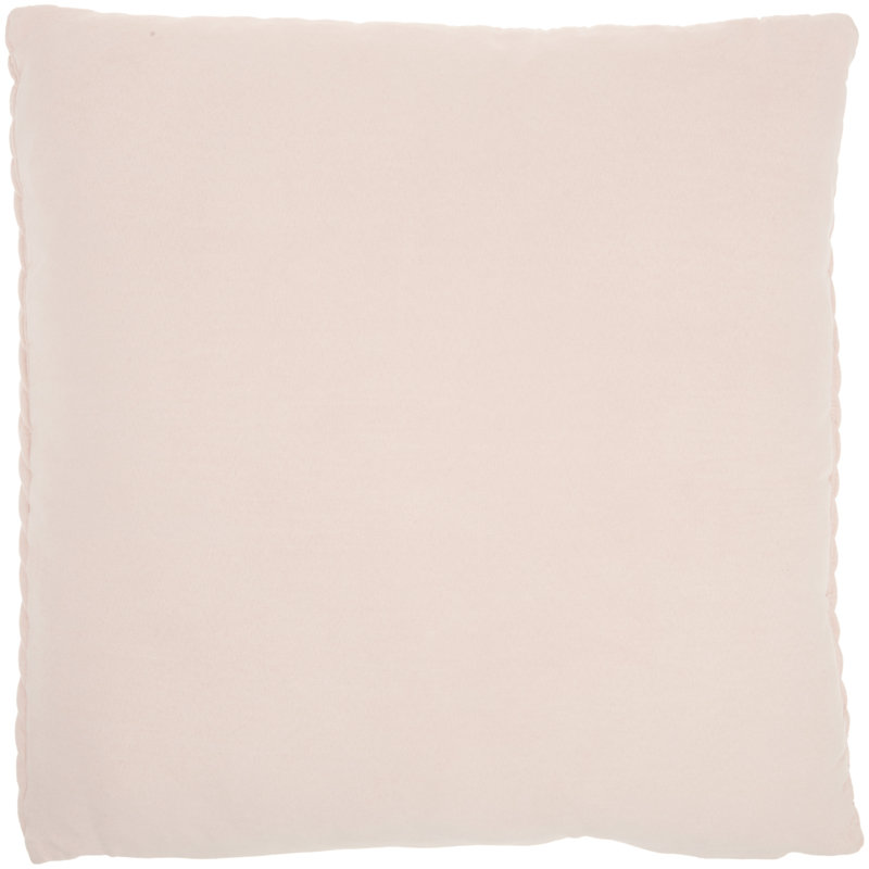 Chevron Throw Pillow, 18" x 18", Blush
