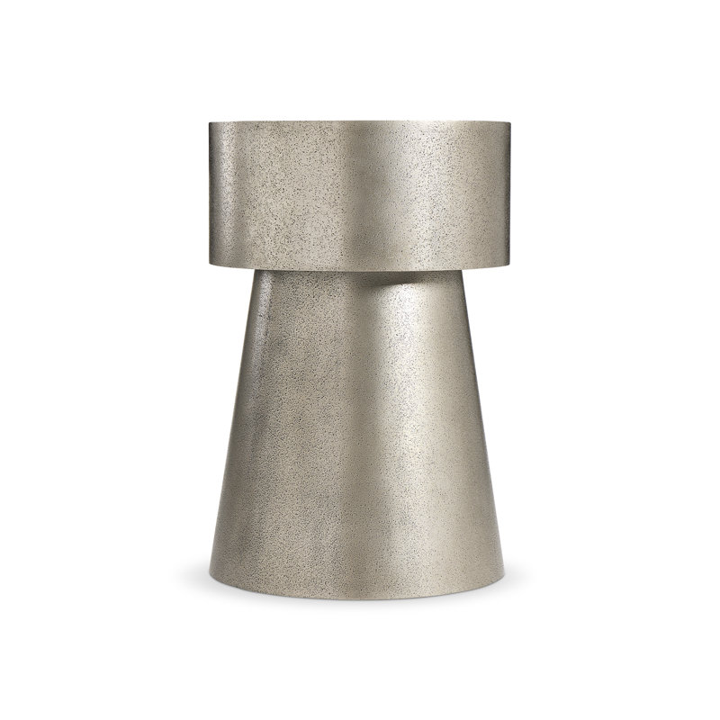 Linea Pedestal End Table