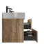 Meuble-lavabo 48 po, lavabo blanc, flottant mural, tiroirs doubles, matériaux de qualité E1, rails de tiroir et lavabo une pièce à fermeture, conception Mid-Century, panneaux souples-130836868-130836869-130836874