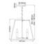 Poulan 4 - Light Bronze Geometric Pendant