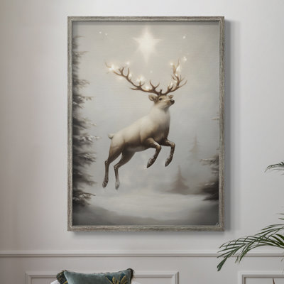 Christmas Holiday Art -Series 2-CCCXXVI Framed Print - Solid Wood