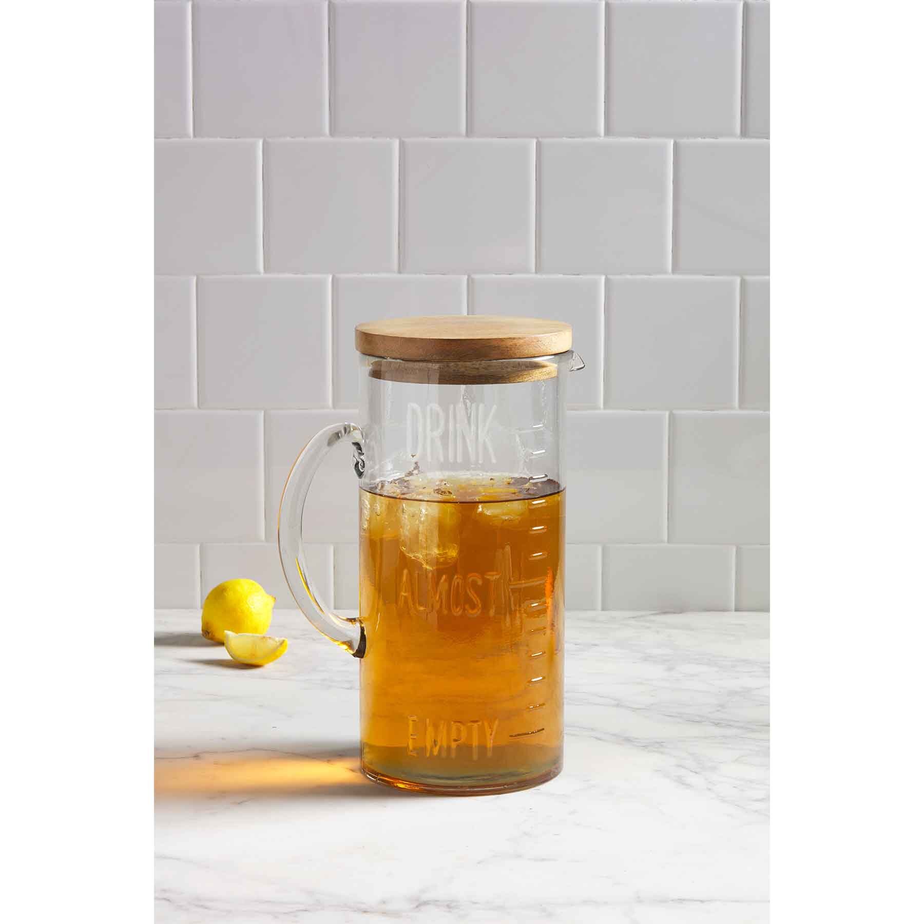 Red Barrel Studio® Glass Pitcher with Spout, 62 oz. Capacity