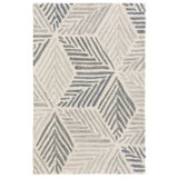 Karari Blue Hand Hooked Wool Rug