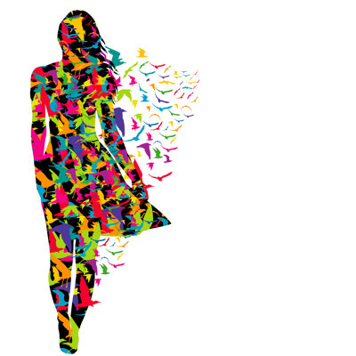 Woman Illustration 1 Piece Wrapped Canvas Wall Art