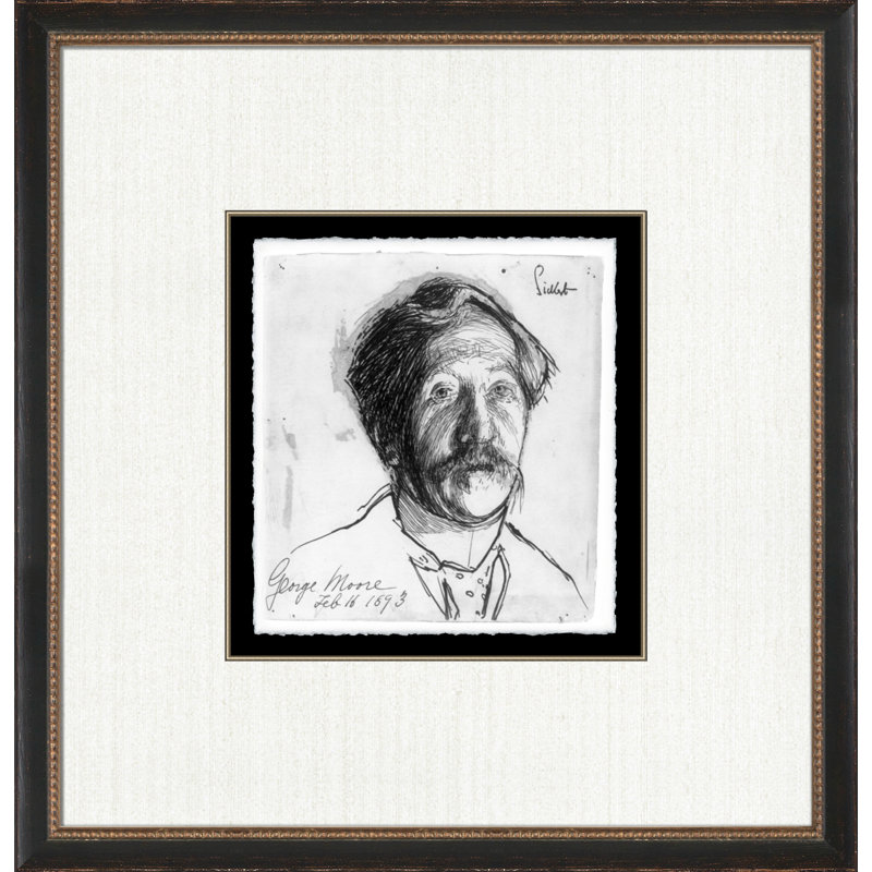 George Moore - Cadre photo, reproduction d'art sur papier