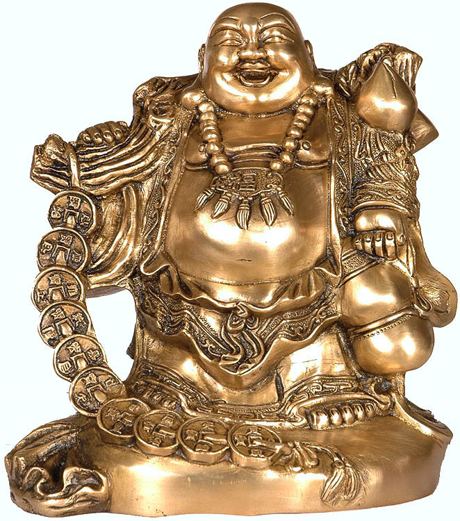 Le joyeux Bouddha riant