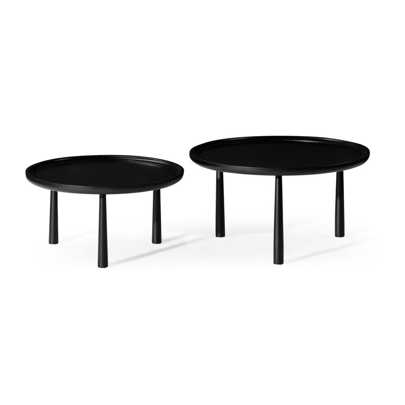 Maven Lane Sonia Wooden Nesting Coffee Tables