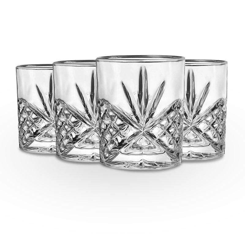 Verre à whisky Dublin Crystal 11 oz, Platine