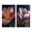 «Blooming Crocus», 2 pièces sur toile-197182858-197182852