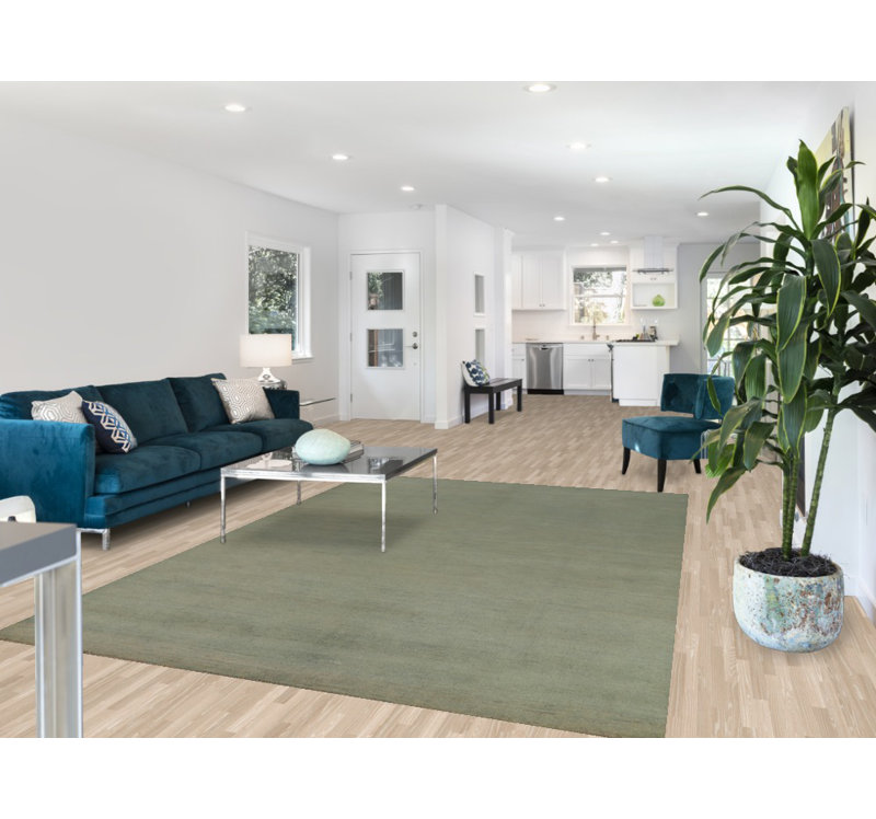 Tapis vert moderne Gabbeh 7 x 10