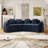 Boneless 2-Piece Curved Compressed Sectional Sofa, Symmetrical Modular Design-415156618