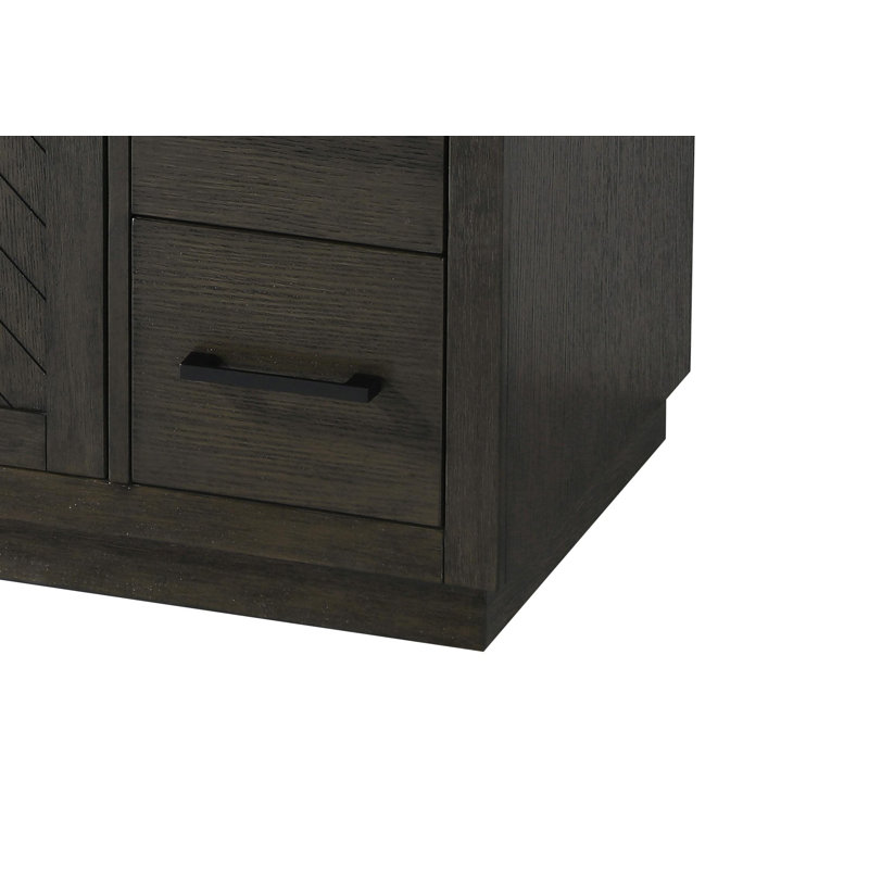 48 inch Single Bathroom Vanity, Chocolate Oak