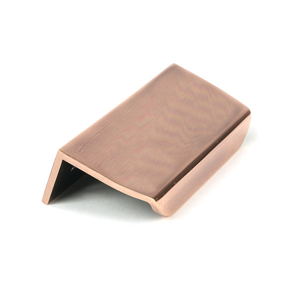 Moore Finger Pull, 1.2", Polished Bronze