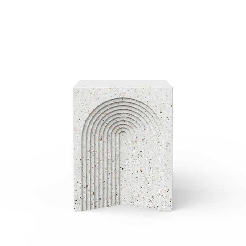 Mixx Garden Stool, Ivory
