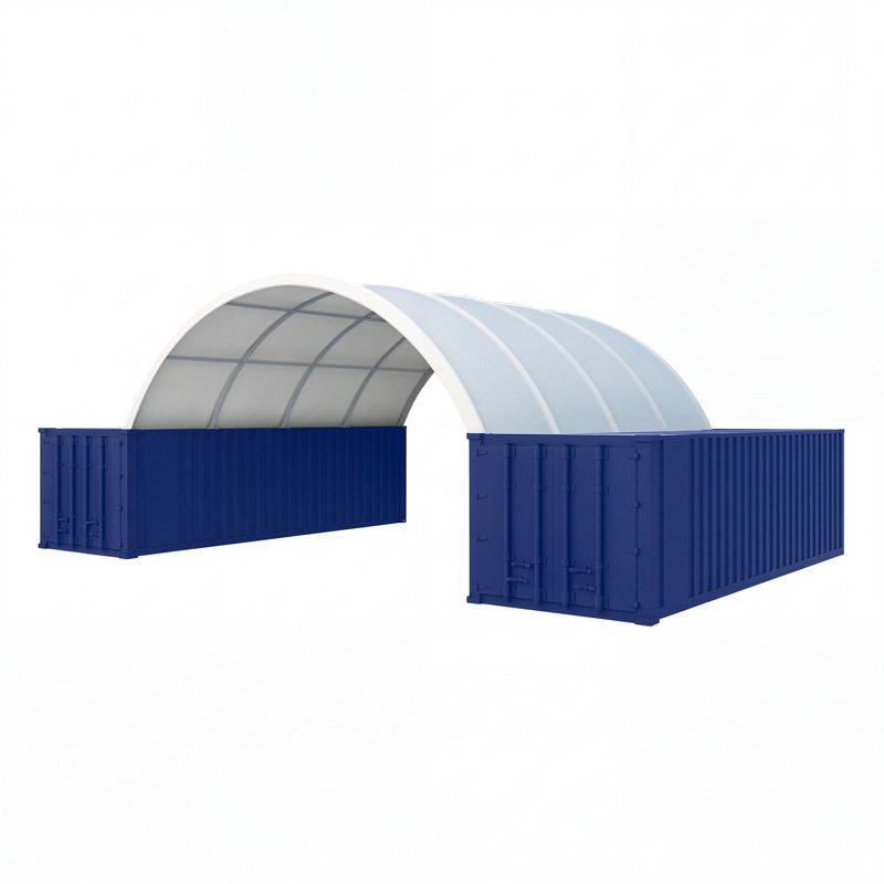 20'x20' Shipping Container Canopy Shelter 11oz PE