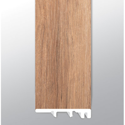 Riverside Retreat 0.26 in. T x 94 in. L x 1.77 in. W Luxury Vinyl Flooring Trim End Cap