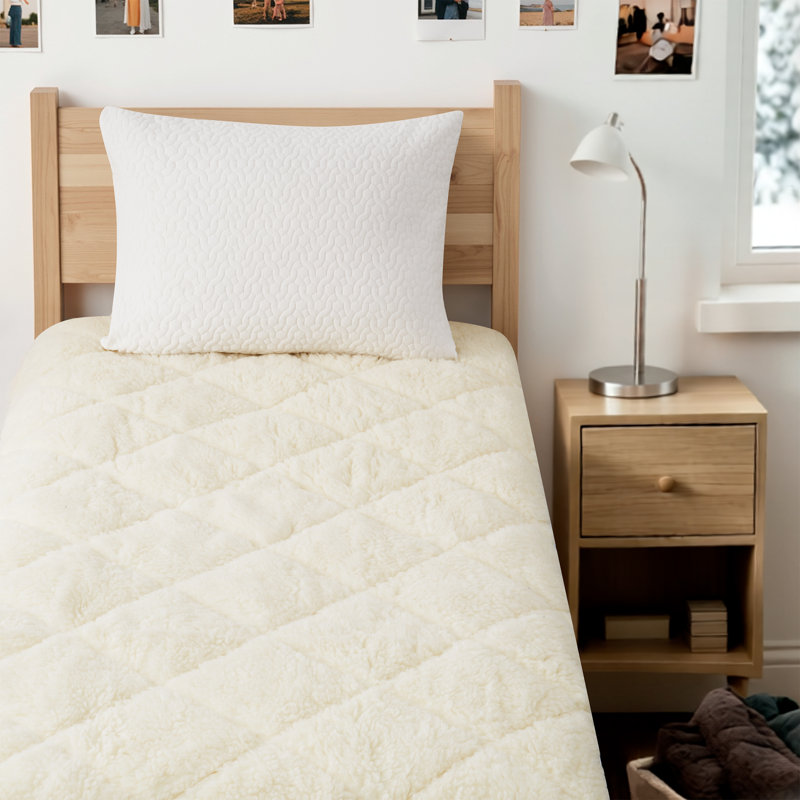 Glamazing - surmatelas en laine douillet The College Dorm - simple TG