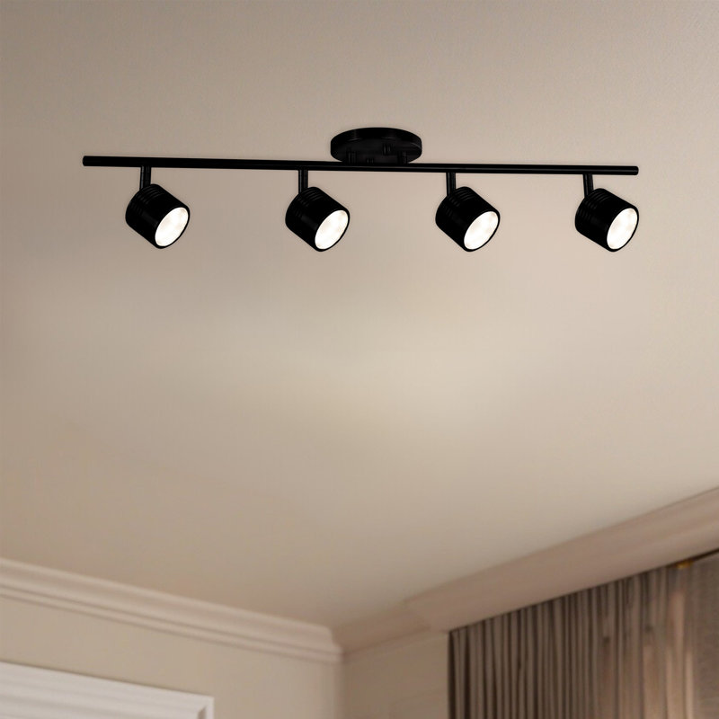 Lyra 30.5" 4 -Light Track Kit, Black