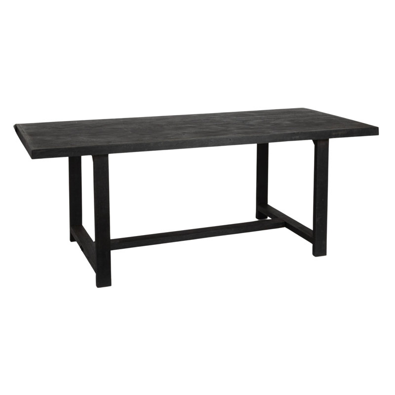 Table de salle à manger élégante Blakely, Noir, noir, noir, noir