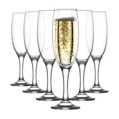 LAV Empire Glass Champagne Flutes