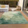 Machine Washable Indoor/Outdoor Cicel ACN1138 Green Rug