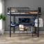 Multifunctional Beds With Storage, Full Metal Modern Loft For Home
