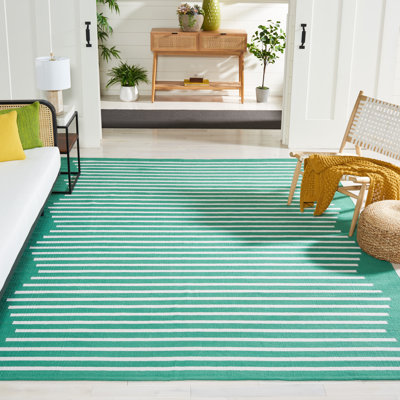Estie Hand Woven Cotton Striped Rug