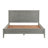 Arden Solid Wood Panel Bed - King, Gray Driftwood-87732041-87732043