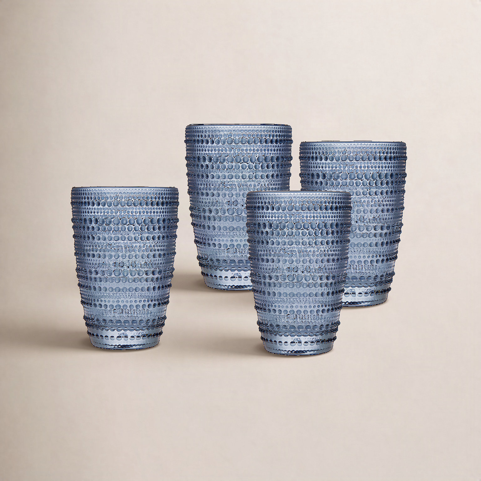 Babbitt Crystal Highball Glass, Navy