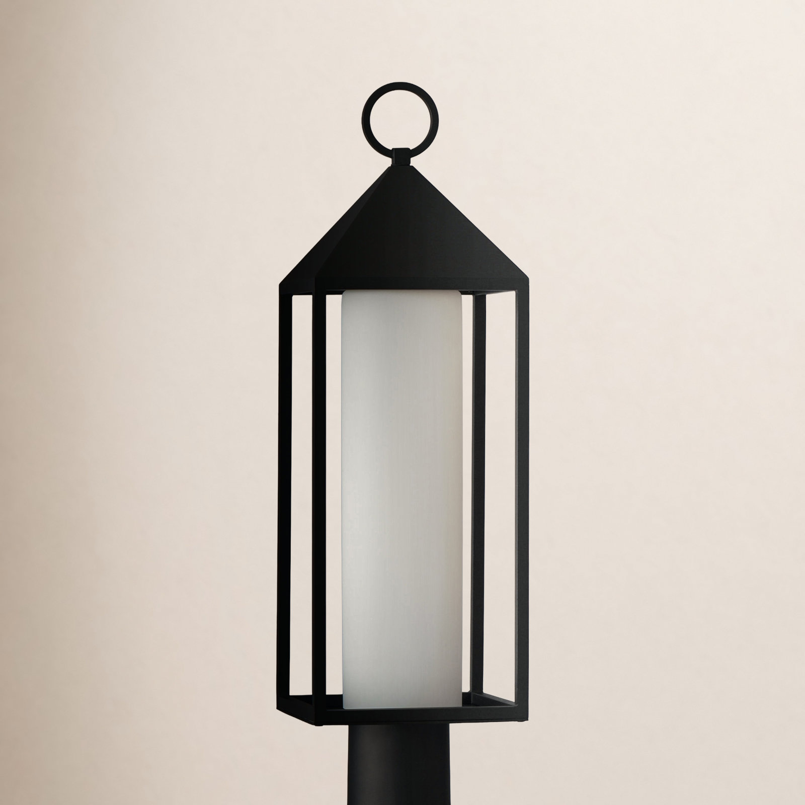 Munich Frosted Aluminum Outdoor Lantern Head