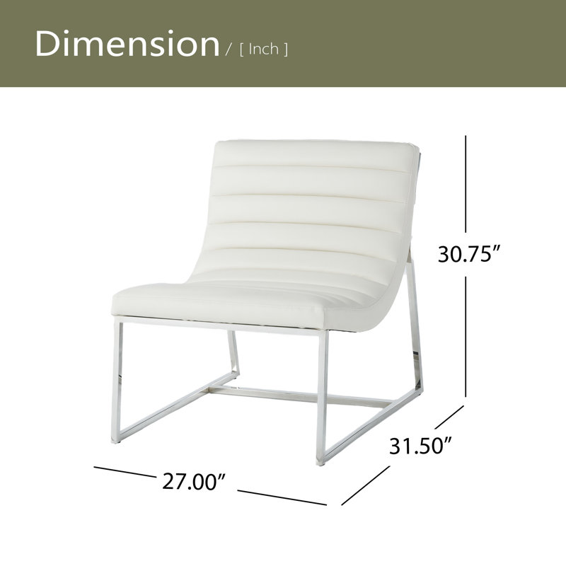 CHAISE OCCASSIONNELLE À ROULEAUX