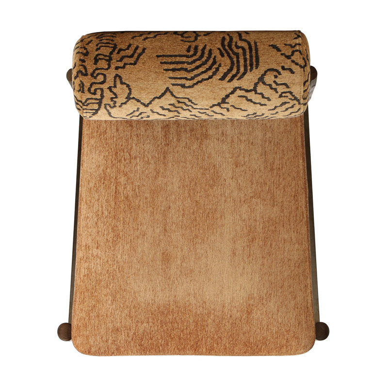 Jazelle Stool, Counter Stool (27" Seat Height), Dharma Ochre