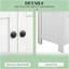 Armoire de salle de bain sous le lavabo de style moderne, armoire de rangement sur piédestal (non incluse)
