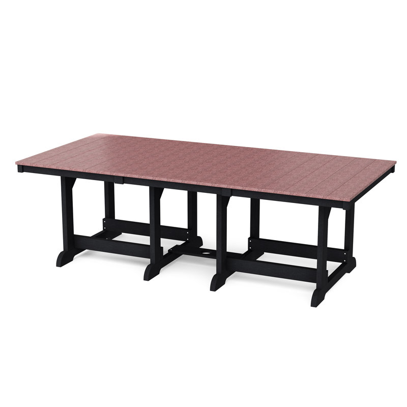 Heritage 44” x 94” Dining Table, Cherrywood/Black
