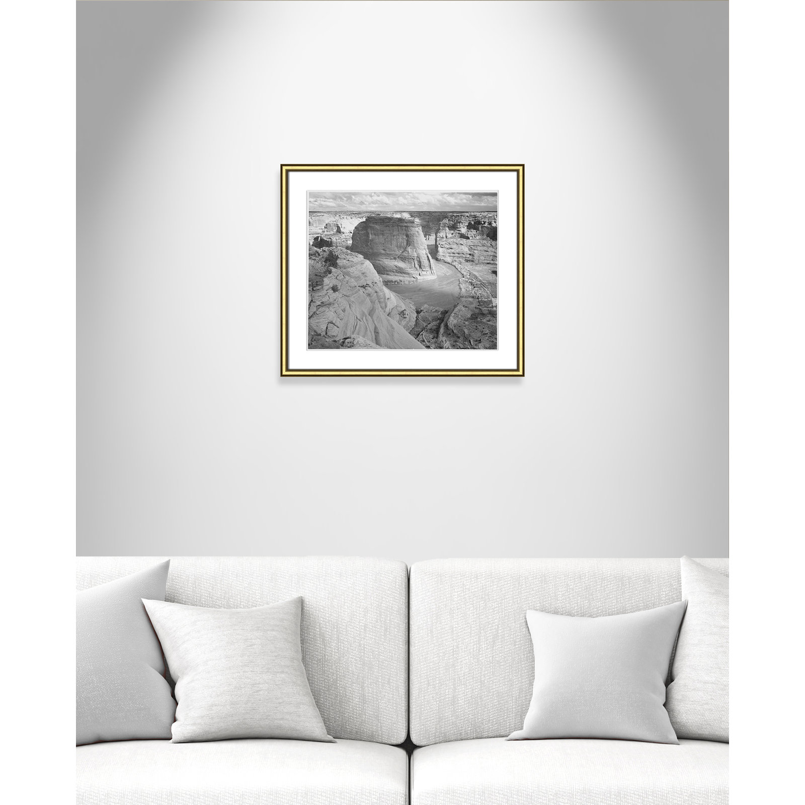 Canyon de Chelly Arizona 2 Print by Adams, 17.25" H x 20.25" W x 0.88" D, Gold
